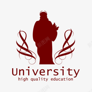 学院大学LOGO矢量图图标图标