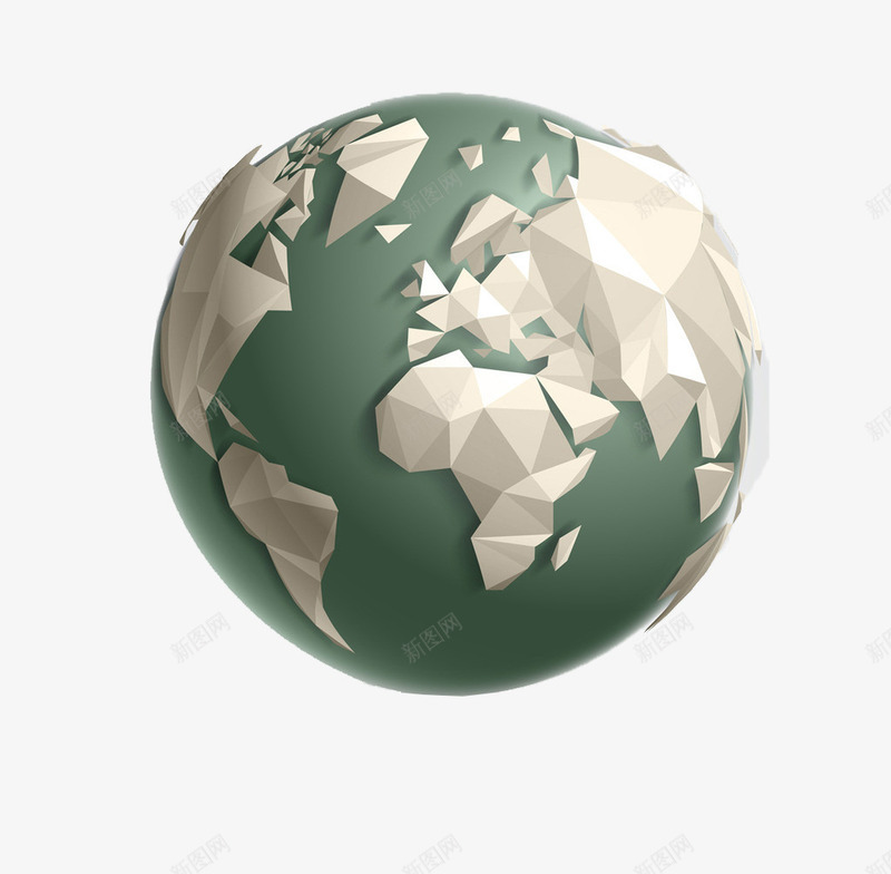 3d地球png免抠素材_新图网 https://ixintu.com 世界 五大洲 亚洲 创意立体地球 地球 地球仪 欧洲 环球 科技 立体 质感