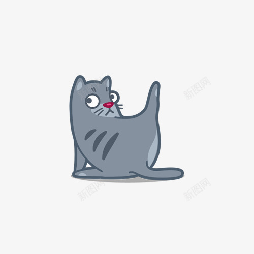 手绘小猫png免抠素材_新图网 https://ixintu.com 小猫 手绘画 猫 矢量装饰 装饰