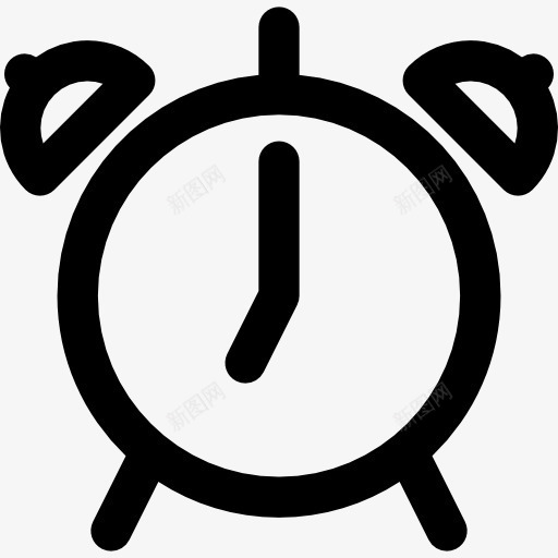 闹钟图标png_新图网 https://ixintu.com 响 唤醒 小时 手表 时间 钟声
