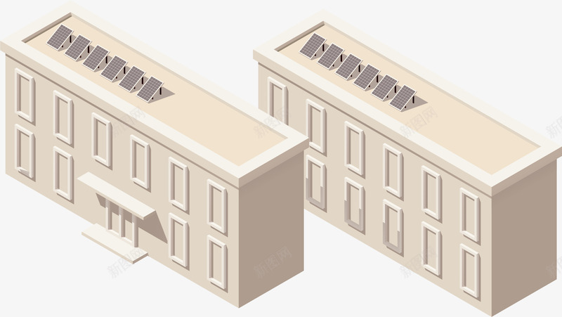 卡通手绘建筑房屋立体插画矢量图ai免抠素材_新图网 https://ixintu.com 25D立体插画 建筑 建筑房屋 建筑景观 扁平化建筑 楼房 空间环境 立体 立体插画 矢量图