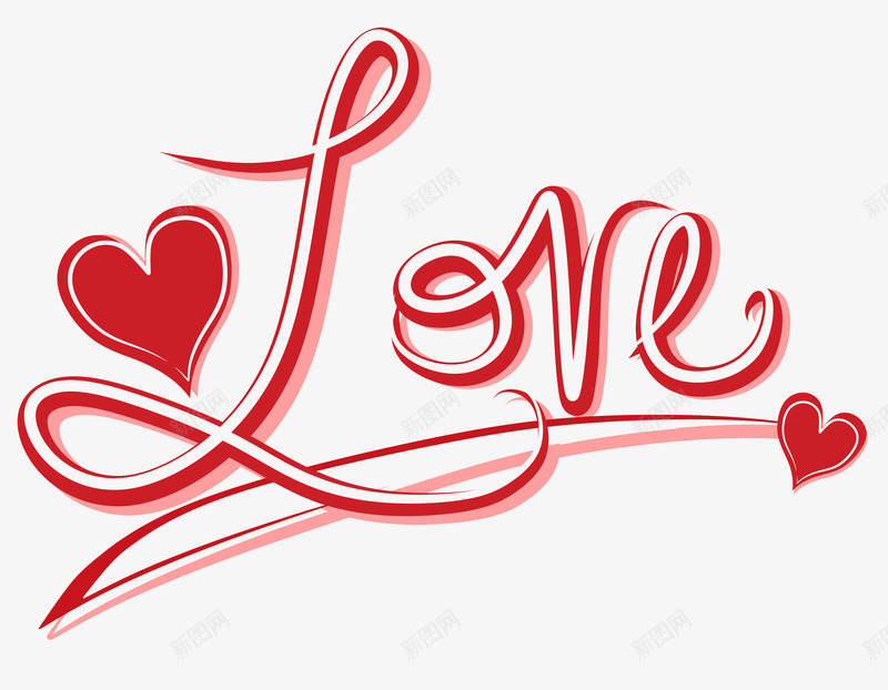 love艺术字png免抠素材_新图网 https://ixintu.com love 情人节元素 爱情 艺术字 装饰图案