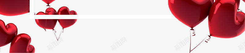 红色爱心气球装饰图案png免抠素材_新图网 https://ixintu.com 情人节 气球 浪漫 爱心 爱情 红色 装饰图案 边框