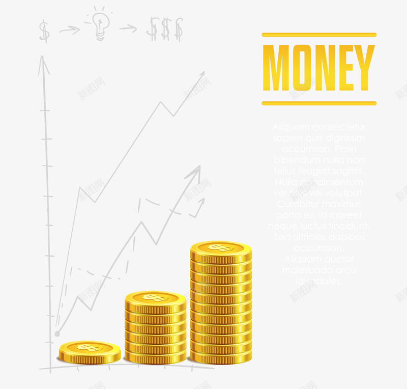 金币矢量图ai免抠素材_新图网 https://ixintu.com 博彩 影音娱乐 扑克 海报背景 海报设计 生活百科 矢量素材 硬币 财富 赌具 赌博 赌场 金币 矢量图