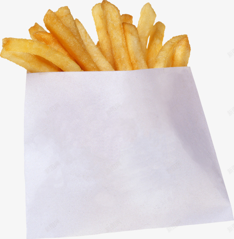 装在纸袋里的薯条png免抠素材_新图网 https://ixintu.com 油炸食品 炸薯条 美味 美食 薯条