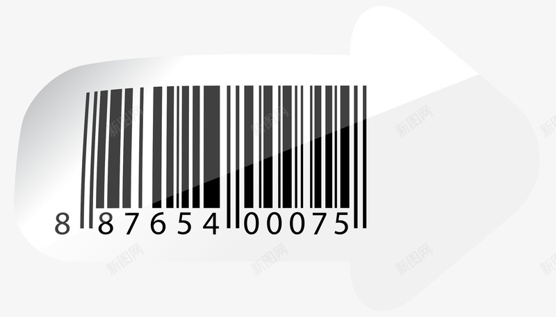 箭头条码png免抠素材_新图网 https://ixintu.com 商品 数字 条码 箭头
