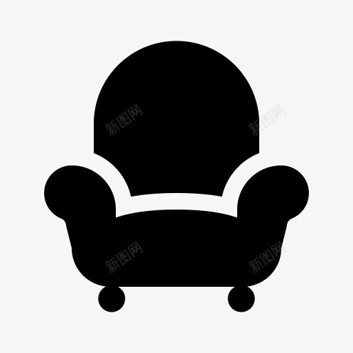 椅子家具生活沙发glypho免费图标png_新图网 https://ixintu.com Chair furniture living sofa 家具 椅子 沙发 生活