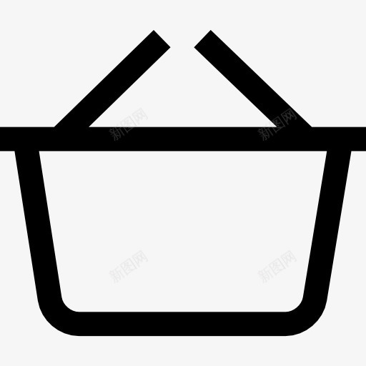 购物篮图标png_新图网 https://ixintu.com 商业 网上商店 购物商店 购物篮 超市