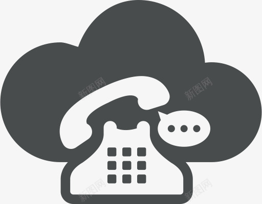 泡沫云云计算通信复古演讲电话云图标png_新图网 https://ixintu.com Bubble cloud communication computing retro speech telephone 云 云计算 复古 泡沫 演讲 电话 通信