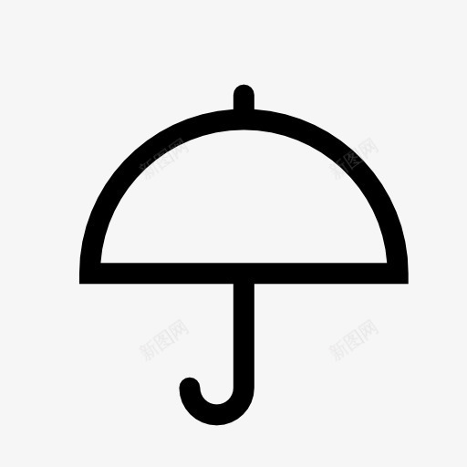 小雨伞的符号图标png_新图网 https://ixintu.com 伞 雨伞