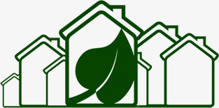 绿色环保房屋创意png免抠素材_新图网 https://ixintu.com 创意 房屋 环保 绿色