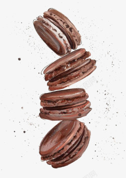 巧克力马卡龙巧克力马卡龙高清图片