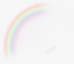 天晴手绘彩虹高清图片