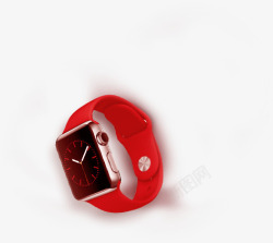 创意合成红色的手表造型素材