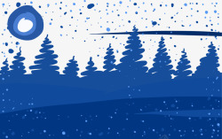 纹理蓝色圣诞树背景高清图片