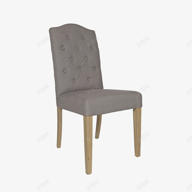 实物美式家具椅子png免抠素材_新图网 https://ixintu.com 产品实物 凳子 桌凳 深灰色椅子 美式家具 餐椅