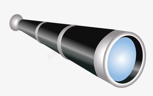 单筒望远镜png免抠素材_新图网 https://ixintu.com 卡通 望远镜 颜色