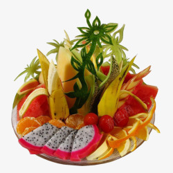 蔬菜拼盘水果拼盘高清图片