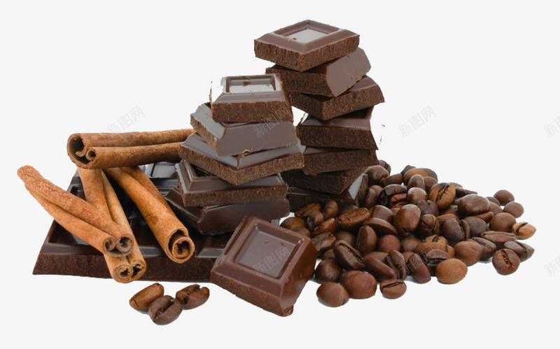美味巧克力png免抠素材_新图网 https://ixintu.com chocolate 可可 小吃 巧克力 巧克力豆 浪漫情人节礼物 零食