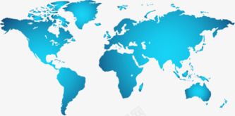 蓝色科技渐变世界地图png免抠素材_新图网 https://ixintu.com 世界 地图 网页