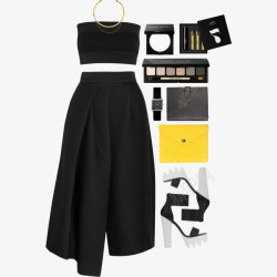 黑色裙子和高跟鞋素材