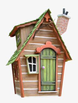 可爱的房屋小木屋高清图片