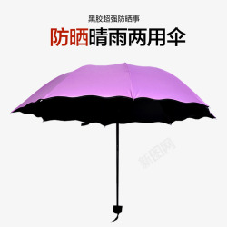 雨伞男女晴雨两用伞防晒晴雨两用伞高清图片