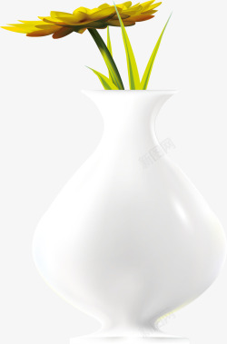 花瓶植物矢量图素材