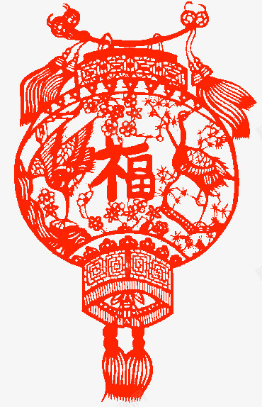 红色古典中式艺术福字剪纸png免抠素材_新图网 https://ixintu.com 中式 剪纸 古典 红色 艺术