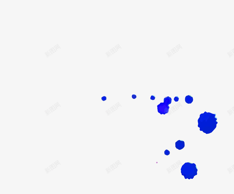 蓝色油漆漂浮矢量图ai免抠素材_新图网 https://ixintu.com 油漆 漂浮 蓝色 矢量图