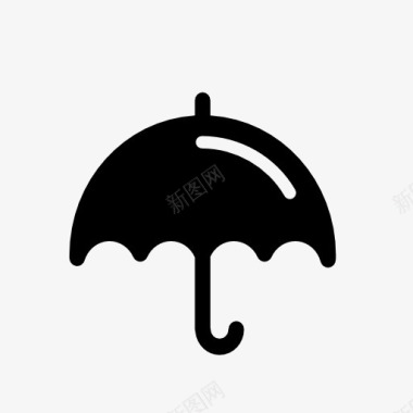 雨伞符号图标图标