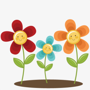 三朵带着笑脸的花朵png免抠素材_新图网 https://ixintu.com 三朵 笑脸 花朵