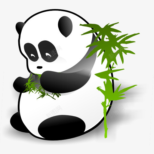 中国的熊猫吃竹子png免抠素材_新图网 https://ixintu.com 中国 熊猫 竹子