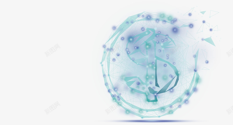 金钱高科技点线面线条psd免抠素材_新图网 https://ixintu.com 前沿 数字 智能 点线面 硬币 科学 科技 科技点线几何 符号 线条 细线 金融 金钱