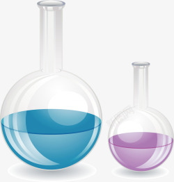 蒸馏瓶化学蒸馏瓶元素矢量图高清图片