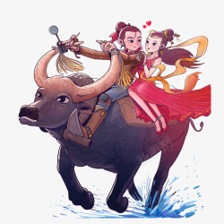 七夕推图牛郎与织女高清图片