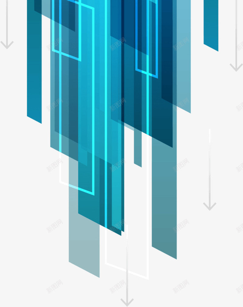 科技元素线条png免抠素材_新图网 https://ixintu.com 光效 科技背景 线条 网络科技