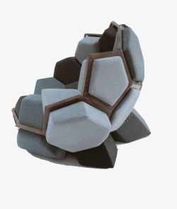 岩石拼接椅子素材