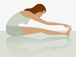 练习瑜伽放松心情插图瑜伽放松高清图片
