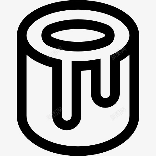 油漆桶图标png_新图网 https://ixintu.com 工具和用具 桶 水壶 油漆桶