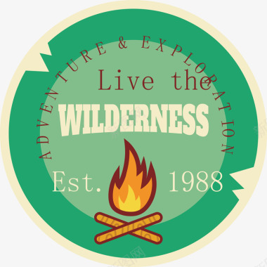 森林防火logo矢量图图标图标