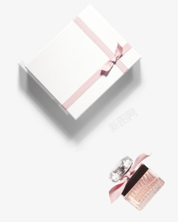 白色礼品盒卡通情人节礼物装饰高清图片