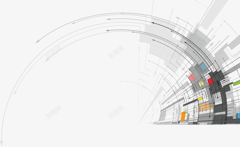 科技感圆环png免抠素材_新图网 https://ixintu.com 圆环 科技感 线条