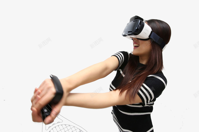 VR模拟打球png免抠素材_新图网 https://ixintu.com VR世界 娱乐 新科技 网球 虚拟