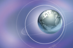 全球商务导航创意地球背景高清图片