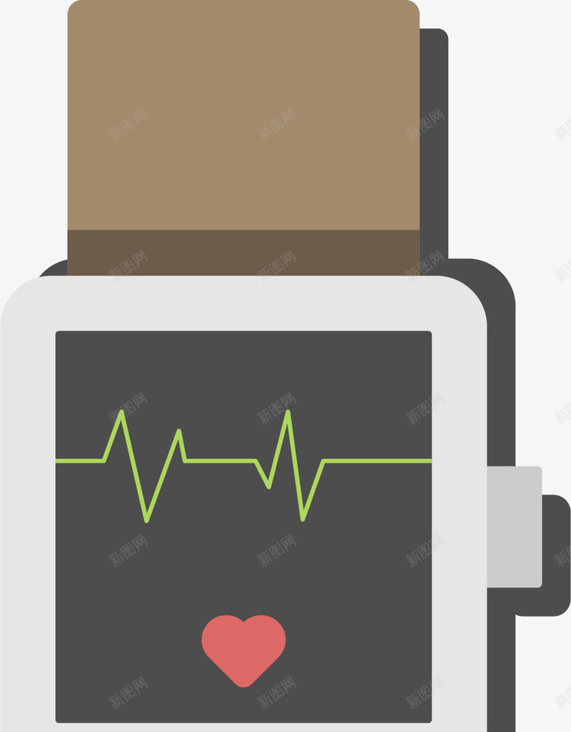 iwatch健康数据图标png_新图网 https://ixintu.com iwatch 健康数据 医疗设备 卡通图标 心电图 心跳折线 心跳检测 心跳线图 智能手表 身体检查