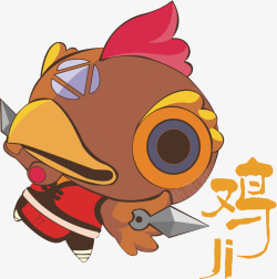印第安服装的猴子鸡高清图片