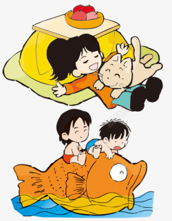 小孩子睡觉睡觉的小女孩高清图片