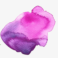 水粉笔触紫色素材