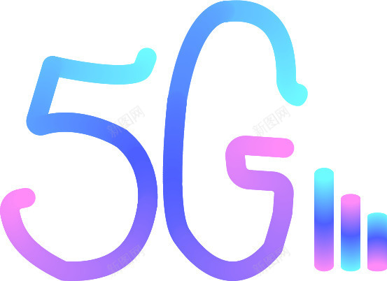 5G新时代2矢量图ai免抠素材_新图网 https://ixintu.com 5 G 网速 颜色 矢量图